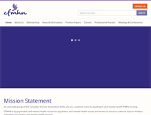 Tablet Screenshot of cfmhn.ca